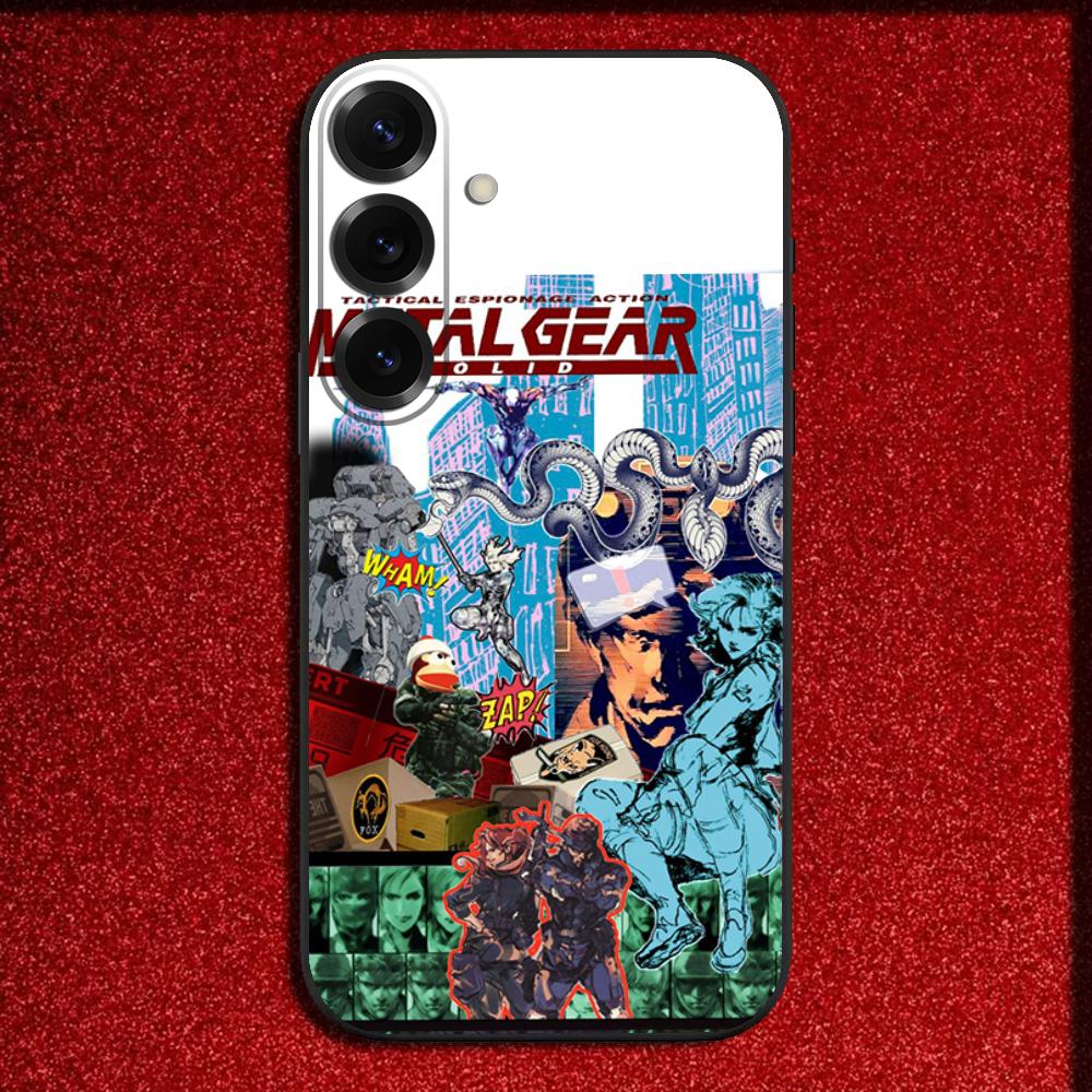 Metal Gear S-Solid Game Phone Case For Samsung S25,S24,S21,S22,S23,S30,Ultra,S20,Plus,Fe,Lite,Note,10,9,5G Black Cover