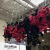Red Rose Waterfall Flower Wall - Artificial Floral Arrangement for Weddings and Events