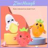 Interactive Fruit Rhythm Piano Toy With Plush Material 16x8x18cm Flashing Lights And Music