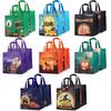 16PCS Halloween Trick or Treat Bags, Large Halloween Tote Gift Bags with Handles, Reusable Non-Woven Candy Bag for Gifts Wrapping, Party Supplies,