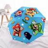 1pc Mario Luigi Automatic Folding Umbrella - Compact 8-Rib Design, Durable Plastic & Iron, Lightweight for Outdoor Daily Use,  a0929145