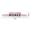 John Cooper Works Stickers Decals Metal Decoration For Mini Cooper JCW S R55 R56 R61 Paceman F54 F55 F60 Countryman Accessories gqtsu22