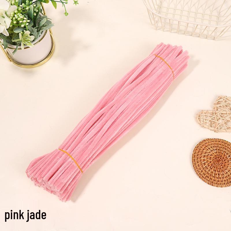 Velvet Chenille Stems: Mixed Color Macaron Twist Sticks