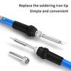 Adjustable Temperature Electric Soldering Iron 110V(Us Plug) /220V(Eu Plug) 60W Soldering Iron Welding Solder Repair Tool