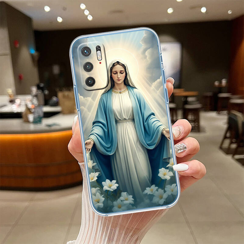 Virgen Maria Case for Motorola E7 E22 E20 E13 E15 E22S E30 E40 G10 G20 G04 G22 G23 G05 G75 G35 G55 G6 G7 G8 G9 Plus Power Play