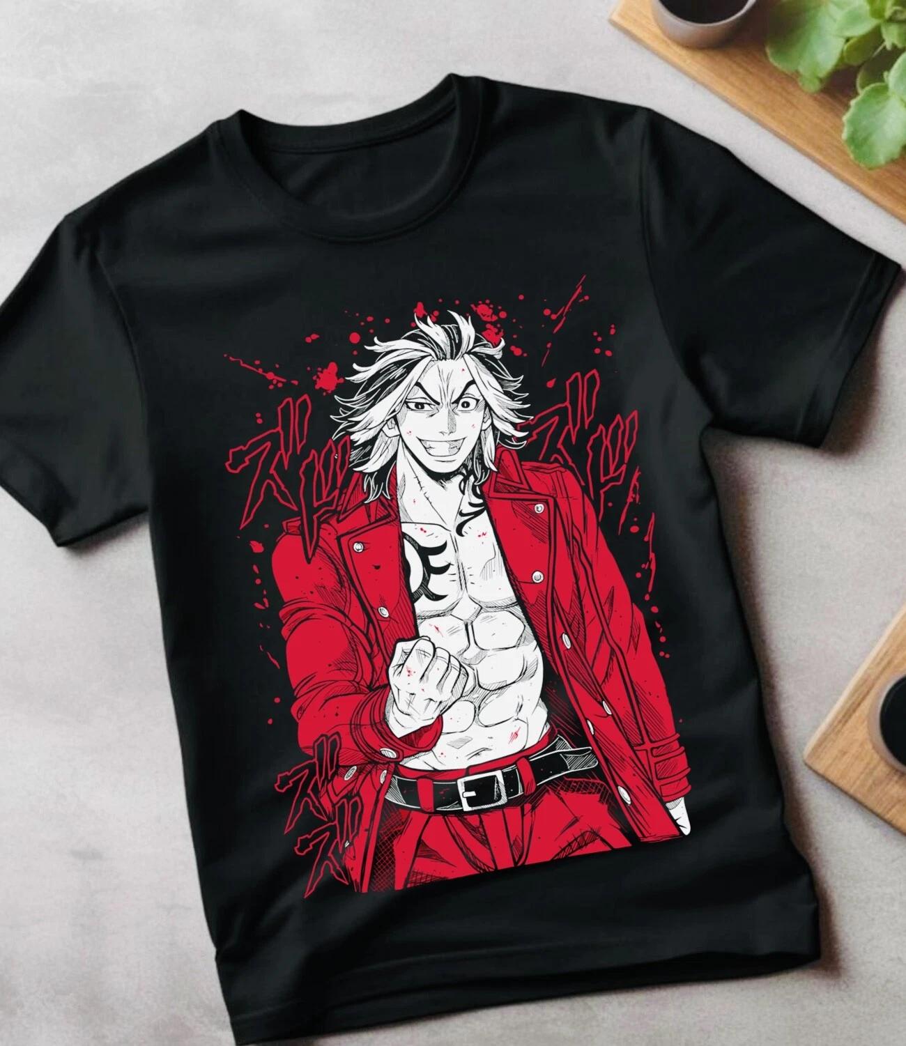 Футболка Tokyo Revengers, Дракен Майки Такэмити Ханагаки Аниме Манга, Рождественский подарок L