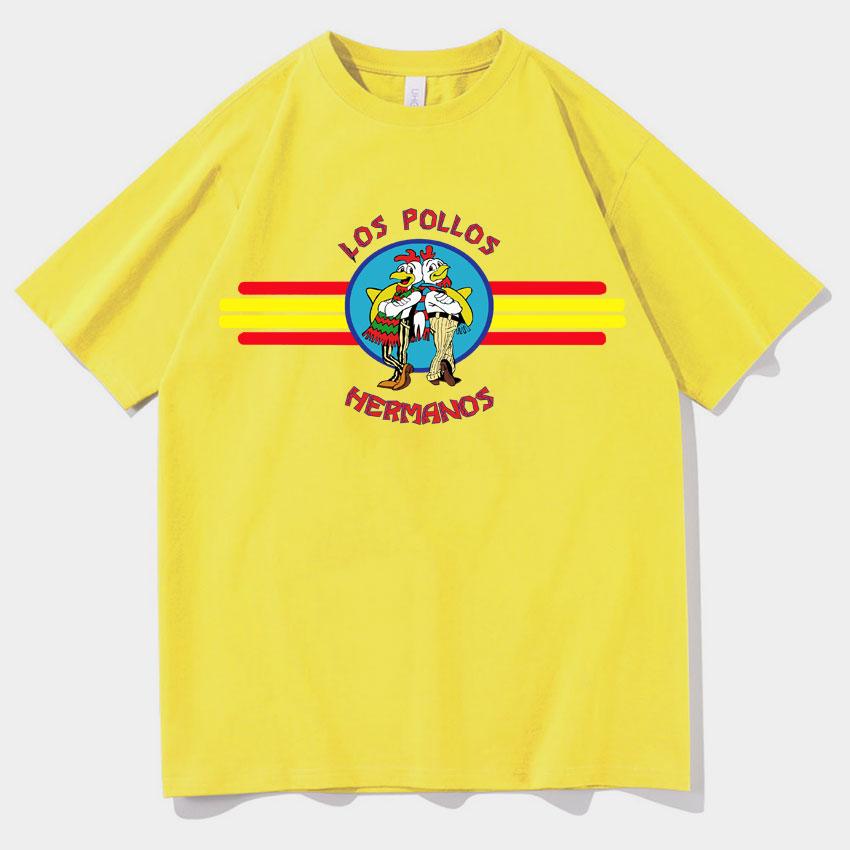TV Series Tshirts Funny Los Pollos HerUnisexos Chicken Brothers Oversized Tee Shirt Unisex Cozy Tshirt Streetwear Summer Casual Tees