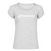 Babolat Womens/Ladies Logo Scoop Neck Regular T-Shirt