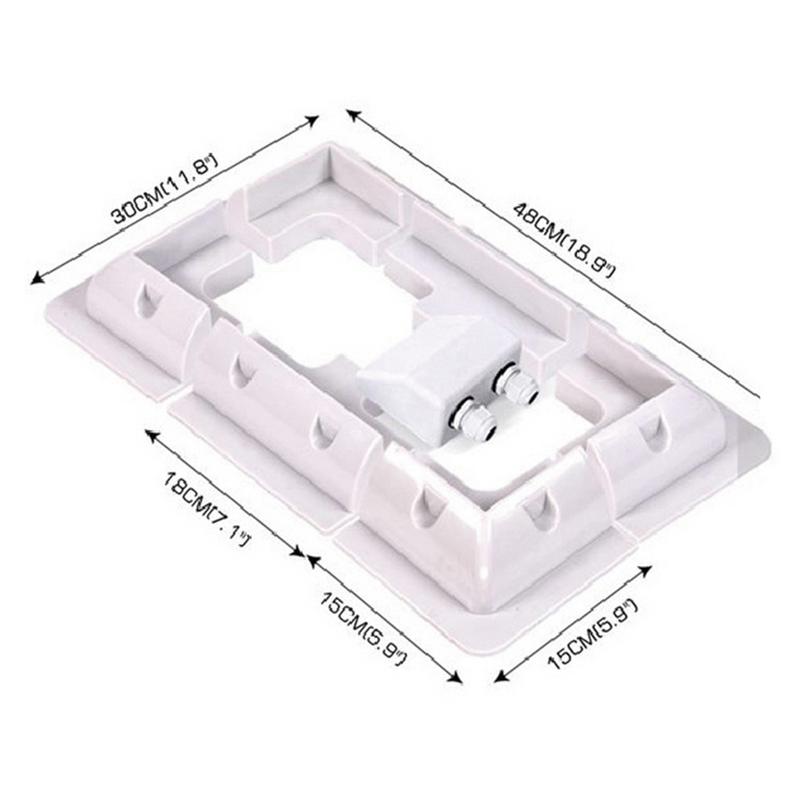Solar Panel Mount Solar Mounting Kit No Punching Corner Bracket Kit Solar Mounting Kit UV-Resistant For Trailers Sheds RV Boats