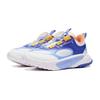 Li Ning Comfortable Versatile Non-Slip Low-Top Kids Running Shoes Kids Sneakers White Blue YKNT114-5