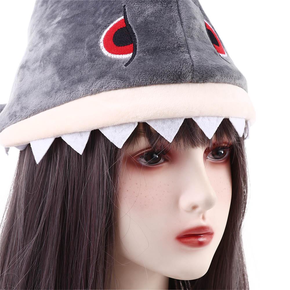 Event Dress Up Winter Warm Plush Toy Plush Shark Cap Animal Hat Performance Hat Cosplay Shark Hat