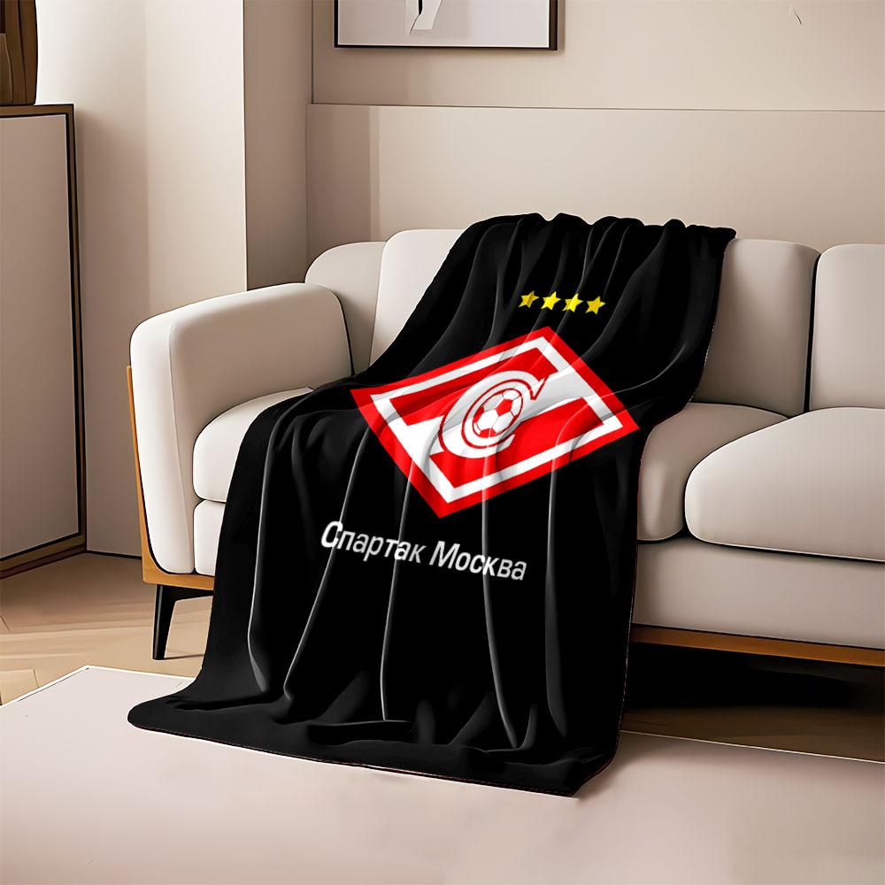 Spartak Moscow Logo Design print blanket soft and cozy perfect for the living room bed sofa or a nap,gift