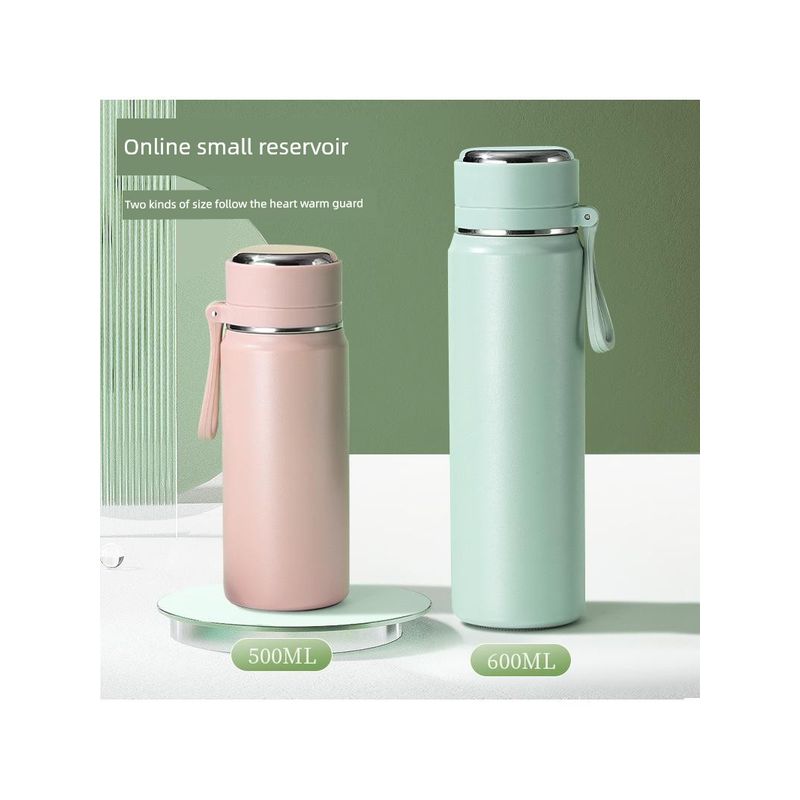 Tea water separation thermos cup 316 food grade large capacity thermos cup portable stainless steel large diameter thermal insulation Cup
