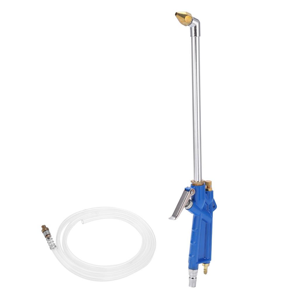 Car Washer Water Spray Gun Steel with 120cm 47in Long Hose Universal for Engine Oil Ducts