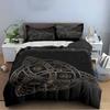 Mystic Symbol Black Bedding Set Bedding set (1 duvet cover, 2 pillowcases, duvet not included)