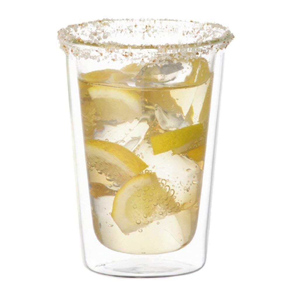 KINTO (Kinto) Set of 2 Double-Walled Cast Cocktail Glasses, 290ml