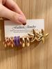 European 2026 C-Shaped Resin Earrings - Light Luxury Fashion with Creative Acetate Sheet Design