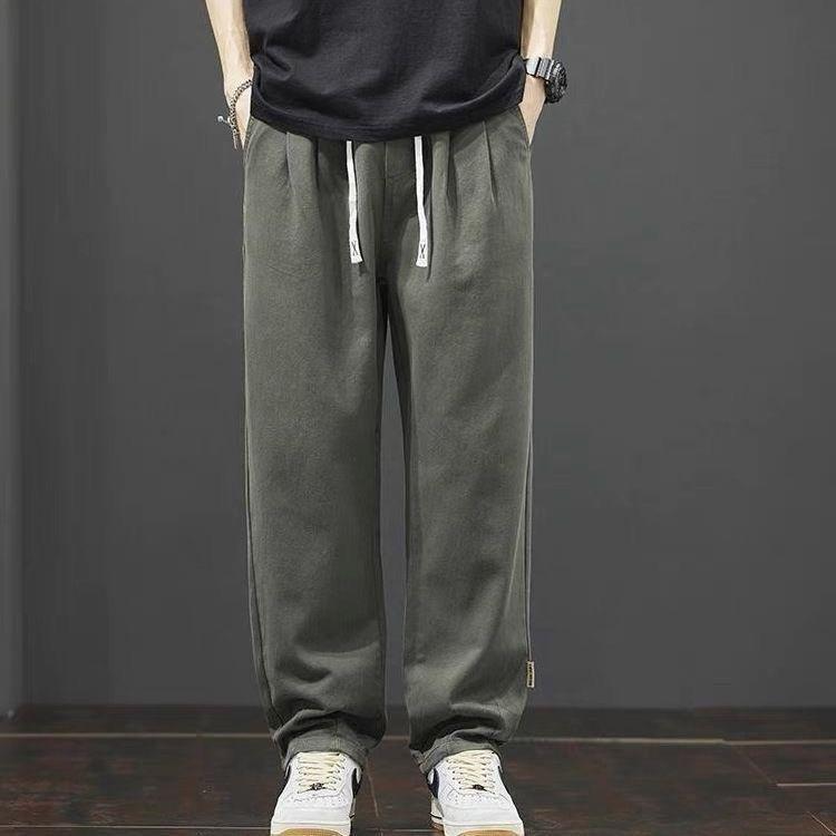 Men's 2025 American Loose Straight-Leg Casual Work Pants for Spring and Autumn