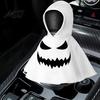 Lawn Goose Outfit 1/6Pcs Halloween Ghost Hoodie Outfits Car Gear Shift Cover Decoration Porch Garden Statue Clothing Auto Hooded Sweatshirt