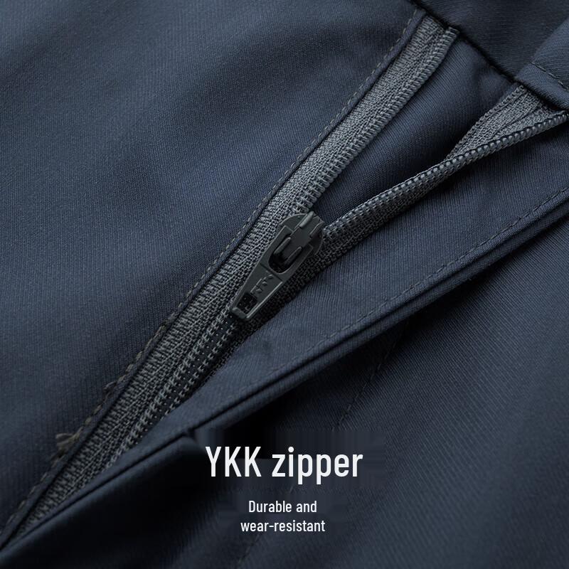 Men's Solid Color Breathable Wrinkle-Resistant Straight-Leg Casual Pants