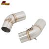 Slip On For Ducati Monster 659 696 695 795 1100 Hypermotard 796 2008 - 2014 Motorcycle Exhaust Mid Link Pipe 51mm Espace Moto