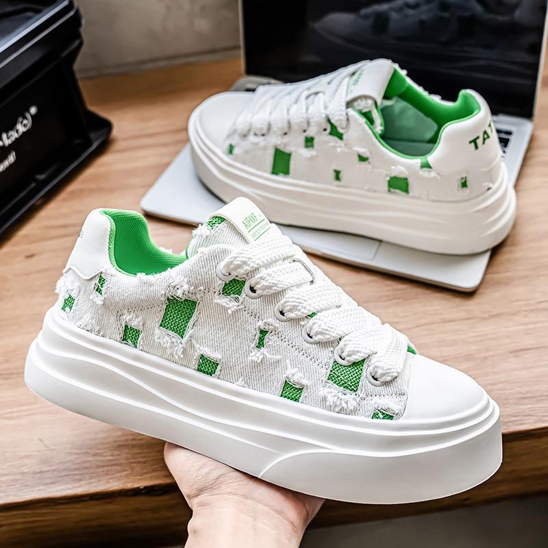 Fashion Shoes for Men Fashion Simple Shoes Comfortable Breathable Mens Shoe Personalized Versatile Trend Sports and Leisure Board Shoes