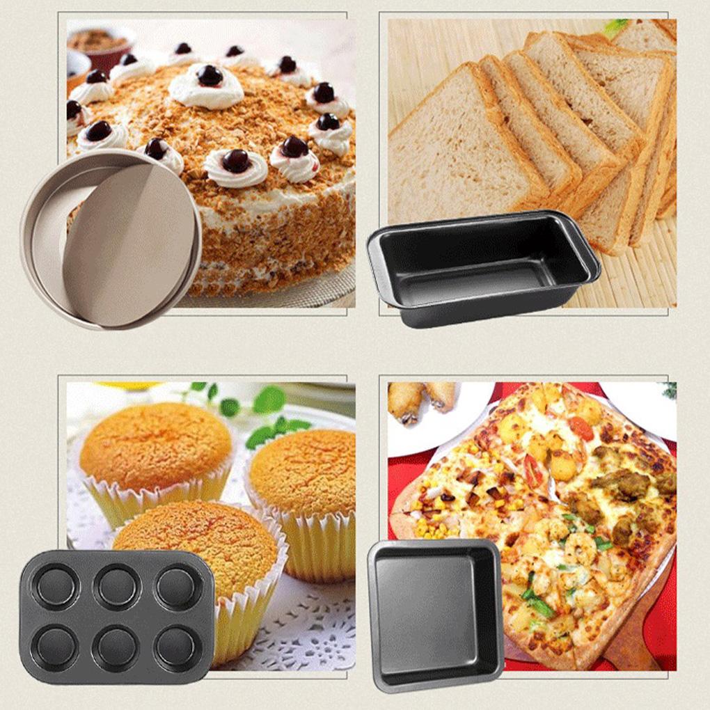 Oven Baking Pan Non-stick Coating Toast Bread Mold High Temperature Resistant Fried Beef Pastry Tray Home Bakery Baking Tool