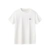 Outdoor Camping Series Short Sleeve Knitted Top Summer T-Shirt Women Tops Jobs-Tears-White 162626104-1