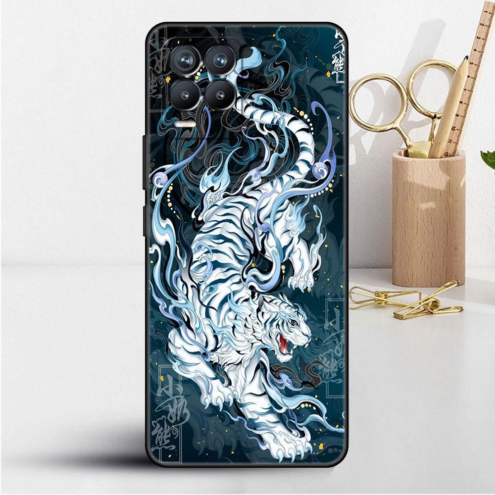 Case For Realme 8 C21y GT Neo 2 3 8i C21 7 C11 6 C12 C35 C3 GT 9 Pro C12 Silicone TPU Phone Cover Animal Dragon