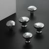 Brass Silver Ball Furniture Pull Handles Hand-Forged Hammer Cabinet Handles Door Drawer Knob Kitchen Wardrobe Cupboard Pulls