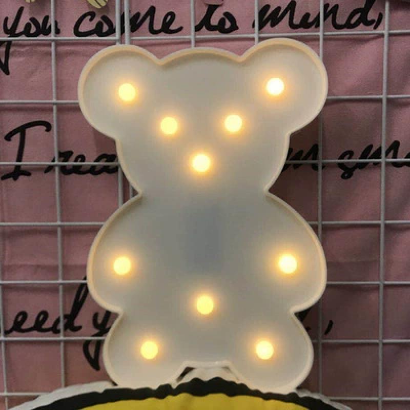 Unicorn Night Light With Star Shape Led Decor For Bedroom And Gift Use