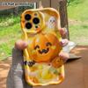 Phone Case: 2D Flat Design Suitable for iPhone 18 17 16 15 14 13 Pro Protective Case, Halloween Pumpkin, Christmas, Perfect Holiday Gift