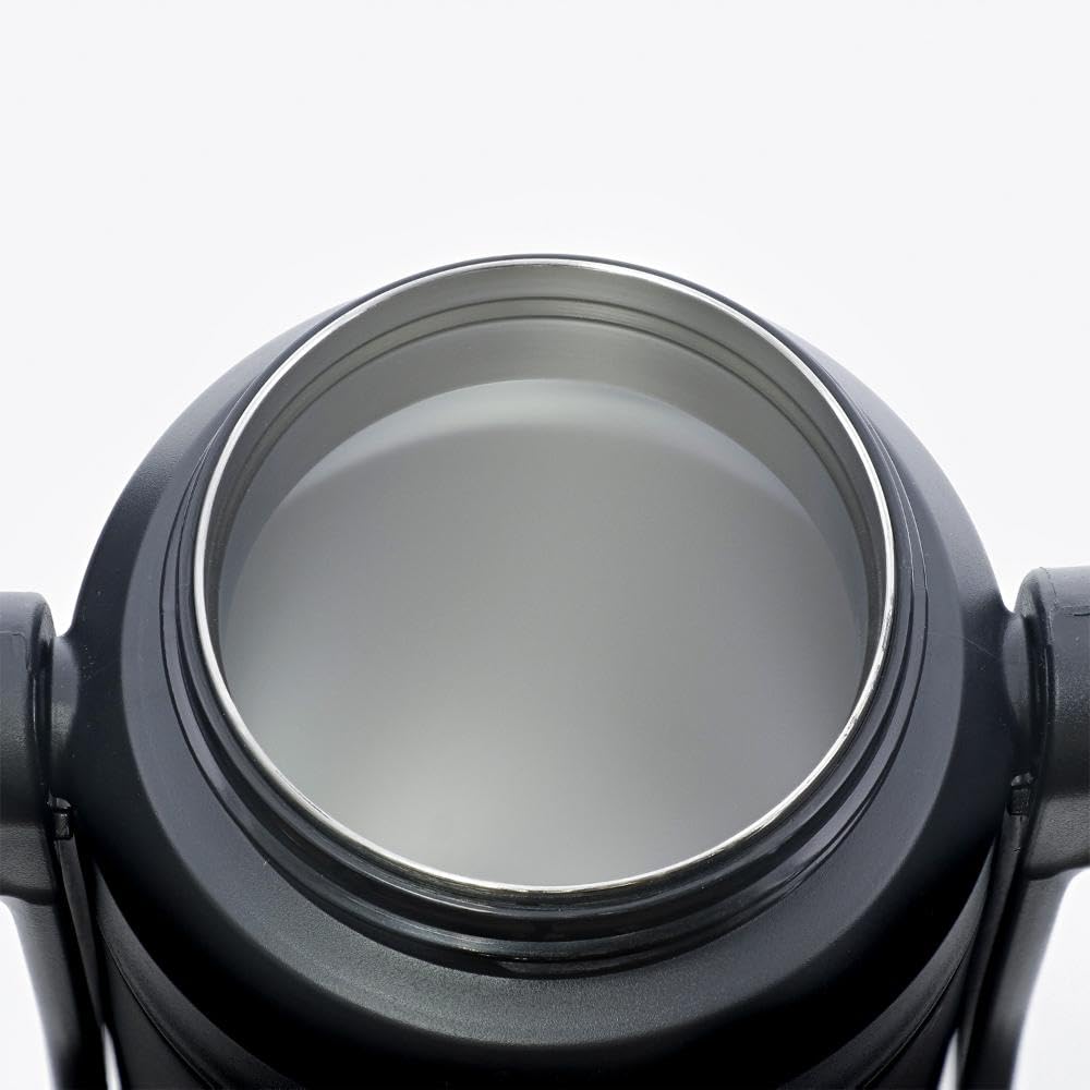 Bestco Doppelwandige Sport-Trinkflasche aus Edelstahl für Kaltlagerung nur Schwarz 2,2 l NQ-0321