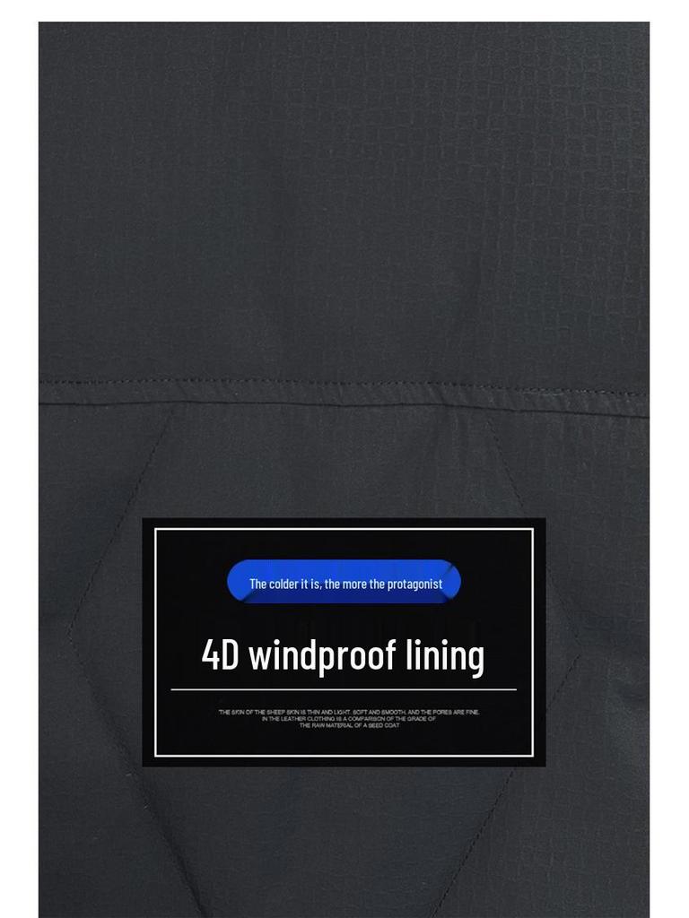 Men's Lightweight Down Business Jacket: Fall/Winter 2025 Shirt-Style Lapel, Solid Color for Administrative Casual Wear