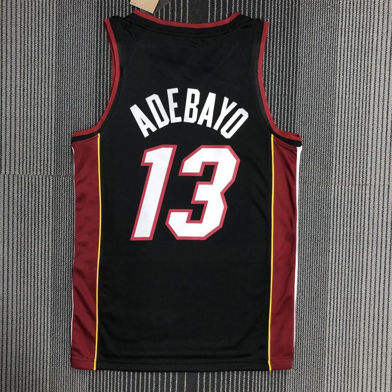 Miami Heat Basketball Jersey Custom Name Number Printed Sportswear Breathable Performance Shirt Men Women
