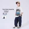 Boys' Summer Cotton T-Shirt & Shorts Set