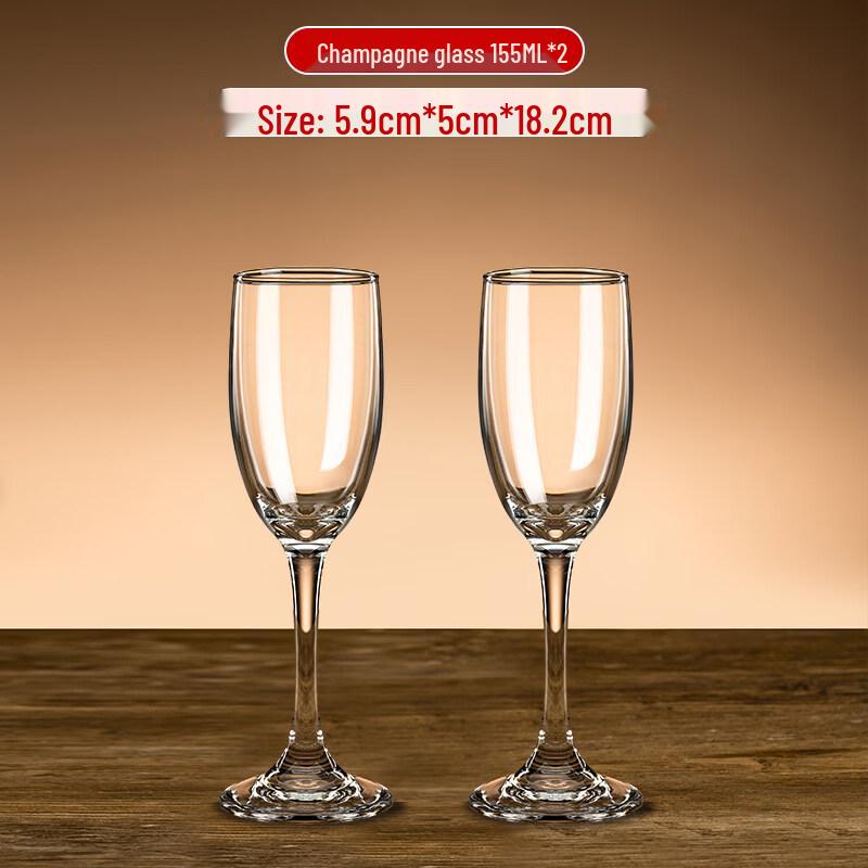 ZISIZ Luxury Champagne Flute Pair