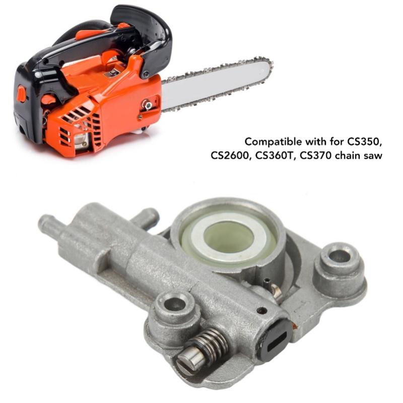 Oil Pump With Metal Worm Gear Replacement For CS350 CS2600 CS360T P021010890 Chainsaw