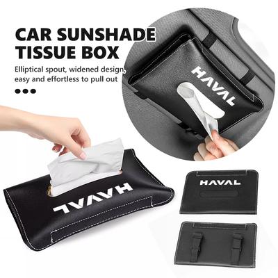 Car Tissue Box Seat Back Sunshade Hanging Tissue-Bag Buckle Strap For Haval H6 F7 H9 H2 Jolion F7X F7H H5 H7 H2S H8 H3 H4 H1 F5