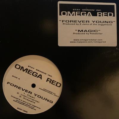 Disc 12 inch OMEGA RED - Forever Young STAY1200PROMO STAY GRINDIN 2007 US Dance & Electronic Second-hand