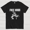 T-shirt Casual Fresca Larga in Cotone Abbracci Gratis