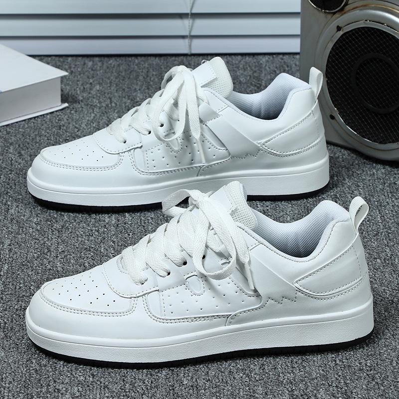 Women Chunky Shoes Trendy Platform Shoes Classic Board Shoes Men PU Leather Casual Sneakers for Outdoor Walking Traveling Jogging