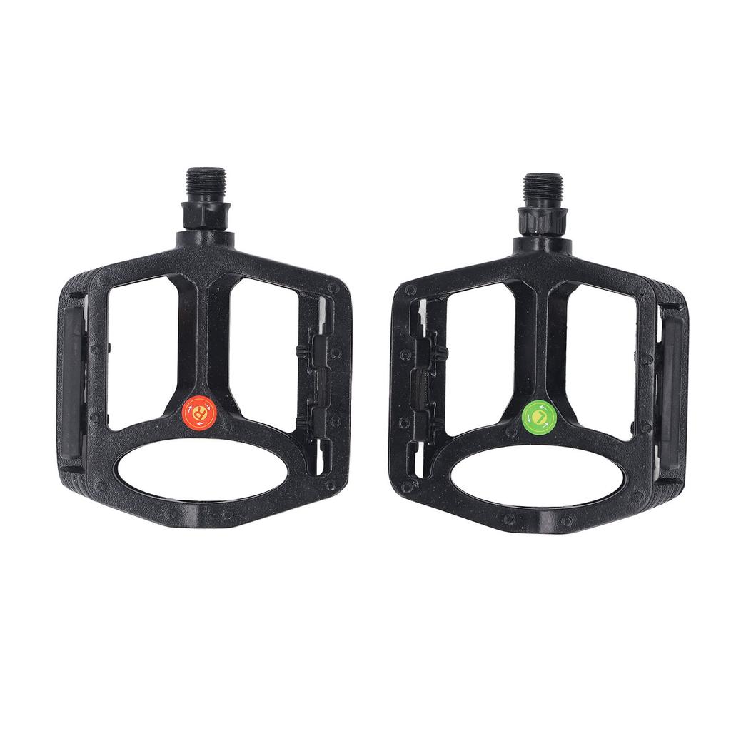 1 Pair Mountain Cycle Pedal Aluminum Alloy Non Slip Stable Flat Platform Pedal Replacement