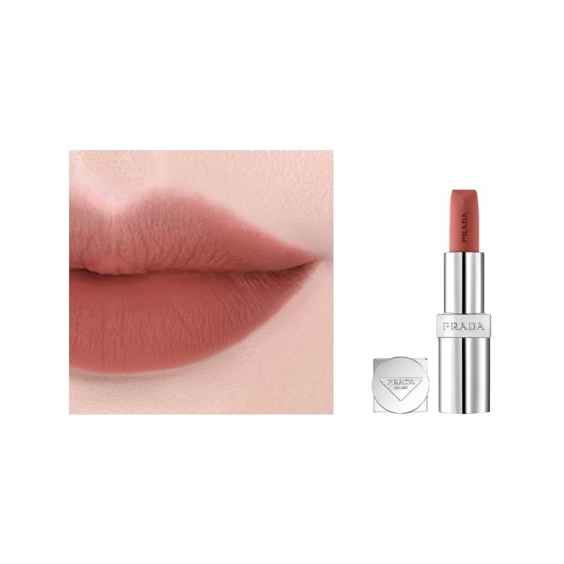 Матовая губная помада Prada Ultimate Color Overlay Легкая губная помада Мягкая дымка Косметика B101 Без подарочной коробки, без подарочного пакета красный
