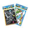 5/10/15/20pcs Scratch Painting Notebook Art Classroom Supplies Office Cultural School Rewards Cartoon Pattern Colorful Paper TMZ