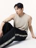 Chaebteoegseu Muscle Fit Mesh Breathable Long Pants (Black)