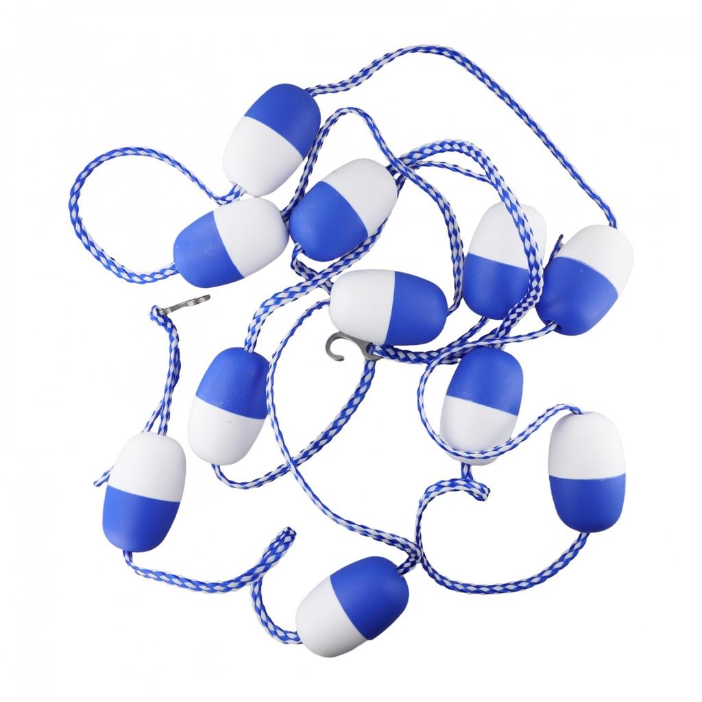 One-time Forming Design Safety Rope Swim Lane Line White And Blue
