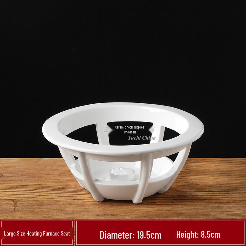 Ceramic Pure White Irregular Wok Pan Fish Plate - Cold & Hot Dish Oven Safe.