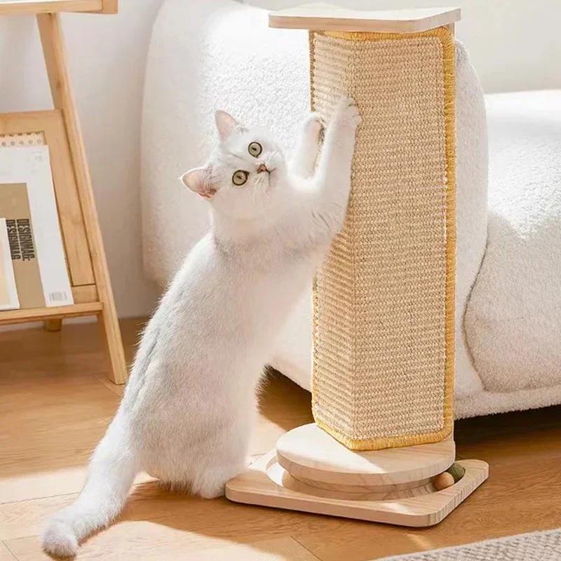 1pc Mats Horizontal Cat Floor Scratching Pad Rug Protect Couch and Carpets Natural Sisal Cat Scratcher Mat Cat Scratch