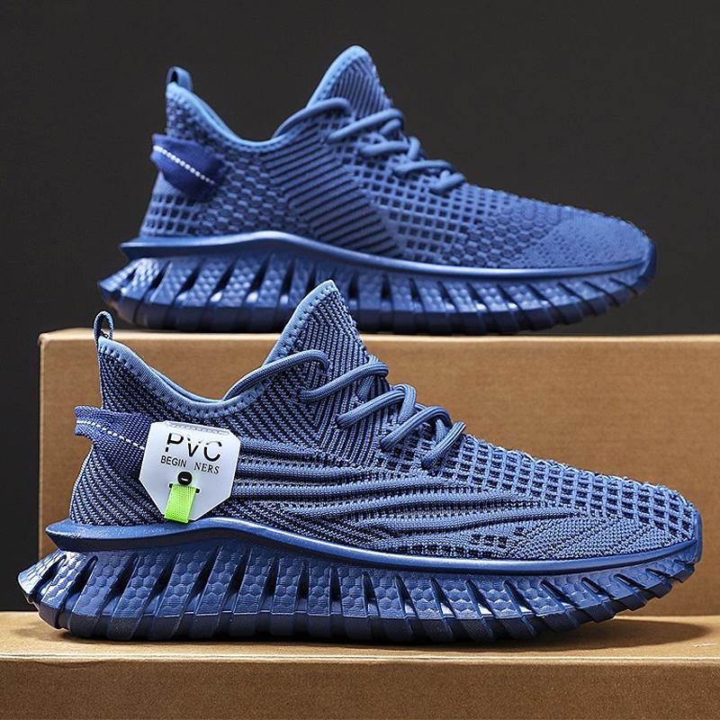 New Trendy Men's Sports Shoes Student Running Sneakers Outdoor Leisure Walking Jogging Trainers Soft Sole Breathable Footwear